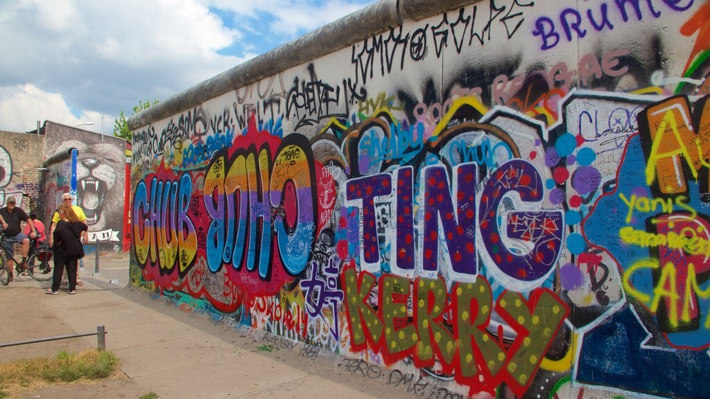 East Side Gallery featuring art and outdoor art