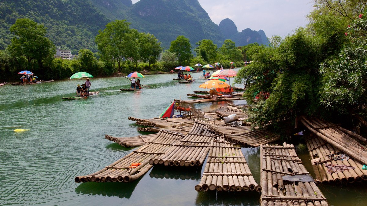 Guilin National Park, China  Guilin, National parks, River