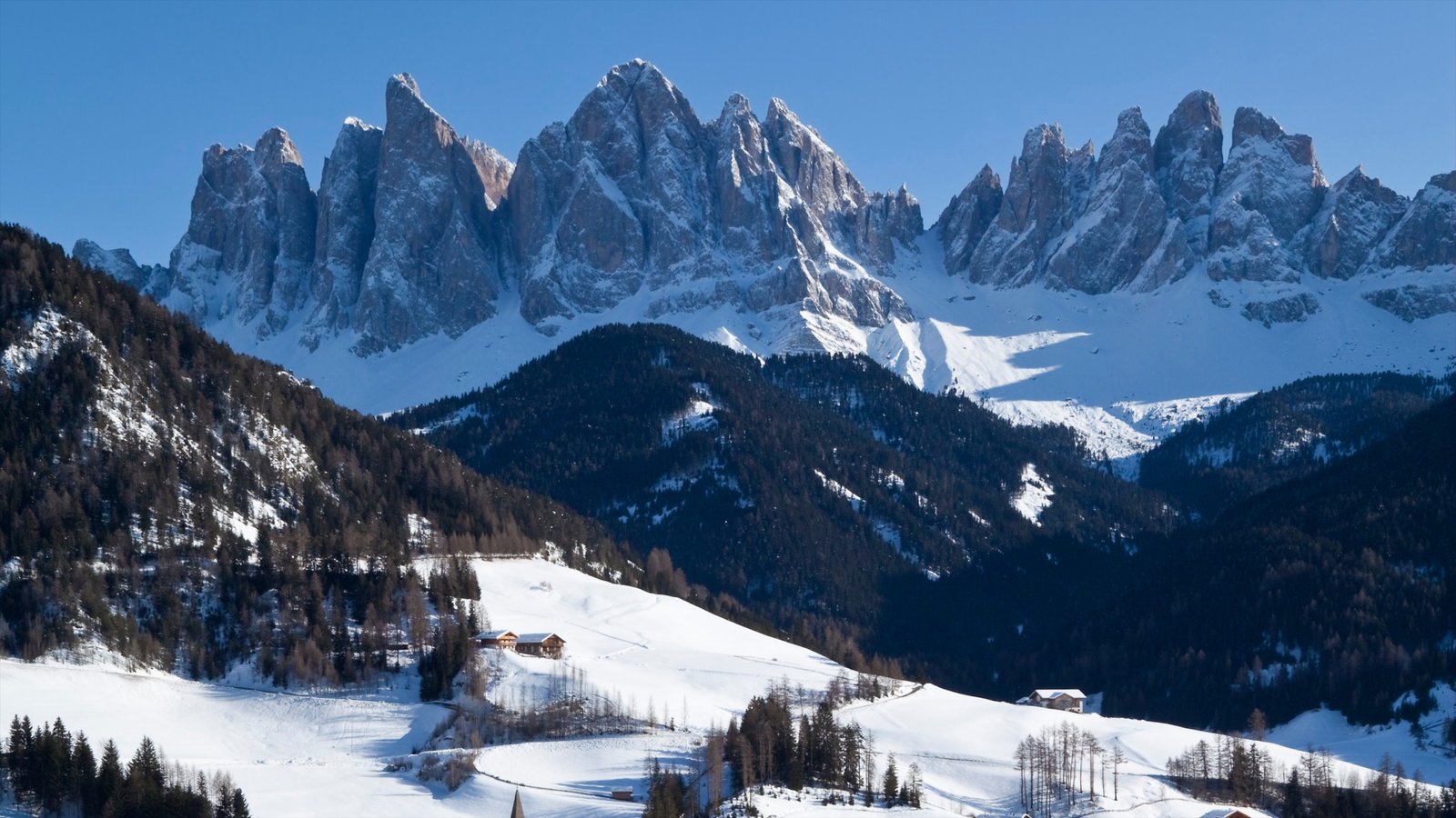 Alto Adige - Syd-Tirol som viser snø, fjell og rolig landskap
