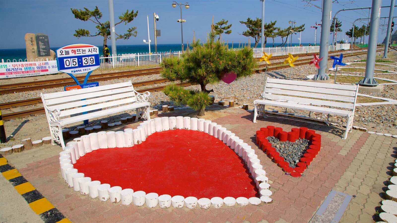 Gangneung ซึ่งรวมถึง ศิลปะกลางแจ้ง และ ชายฝั่งทะเล