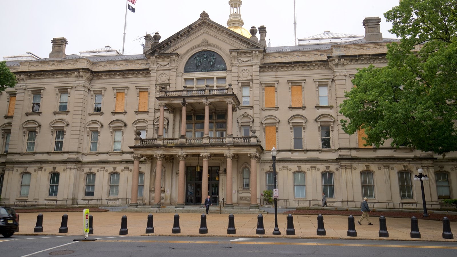 Casa de Gobierno de Nueva Jersey que incluye arquitectura patrimonial