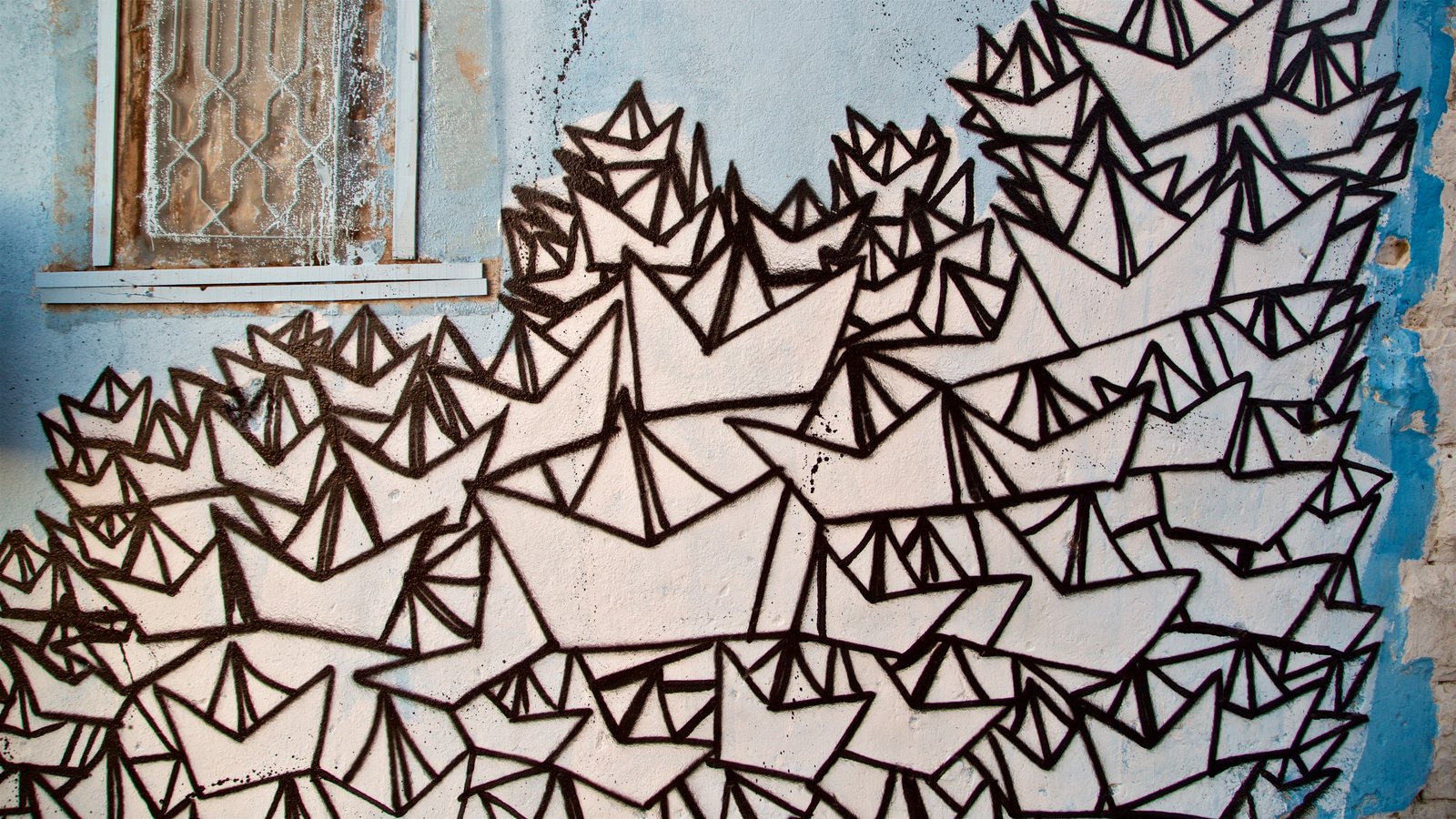 Amman featuring outdoor art