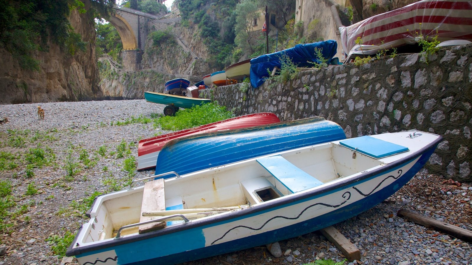 Fiordo di Furore which includes boating