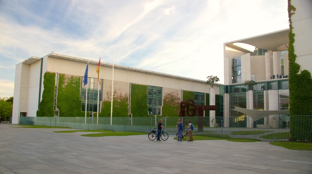 German Chancellery showing modern architecture