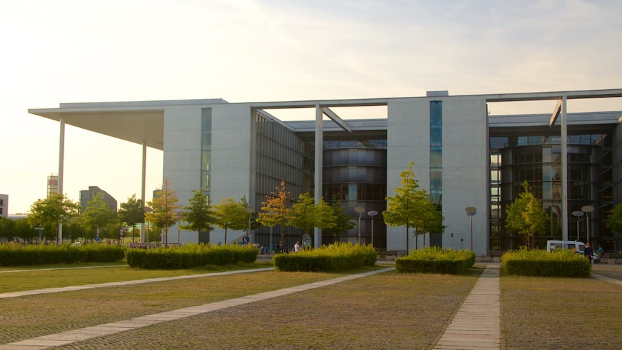 German Chancellery which includes modern architecture