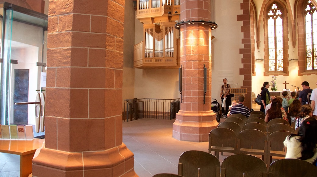 Old Nicholas Church showing interior views, a church or cathedral and religious aspects