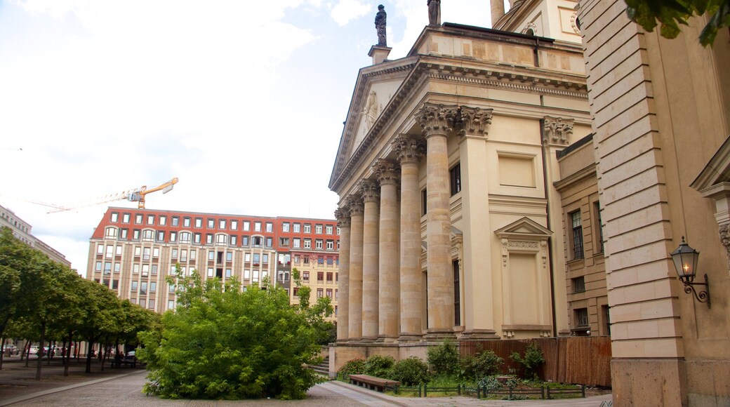 Berlin which includes heritage elements, a church or cathedral and heritage architecture