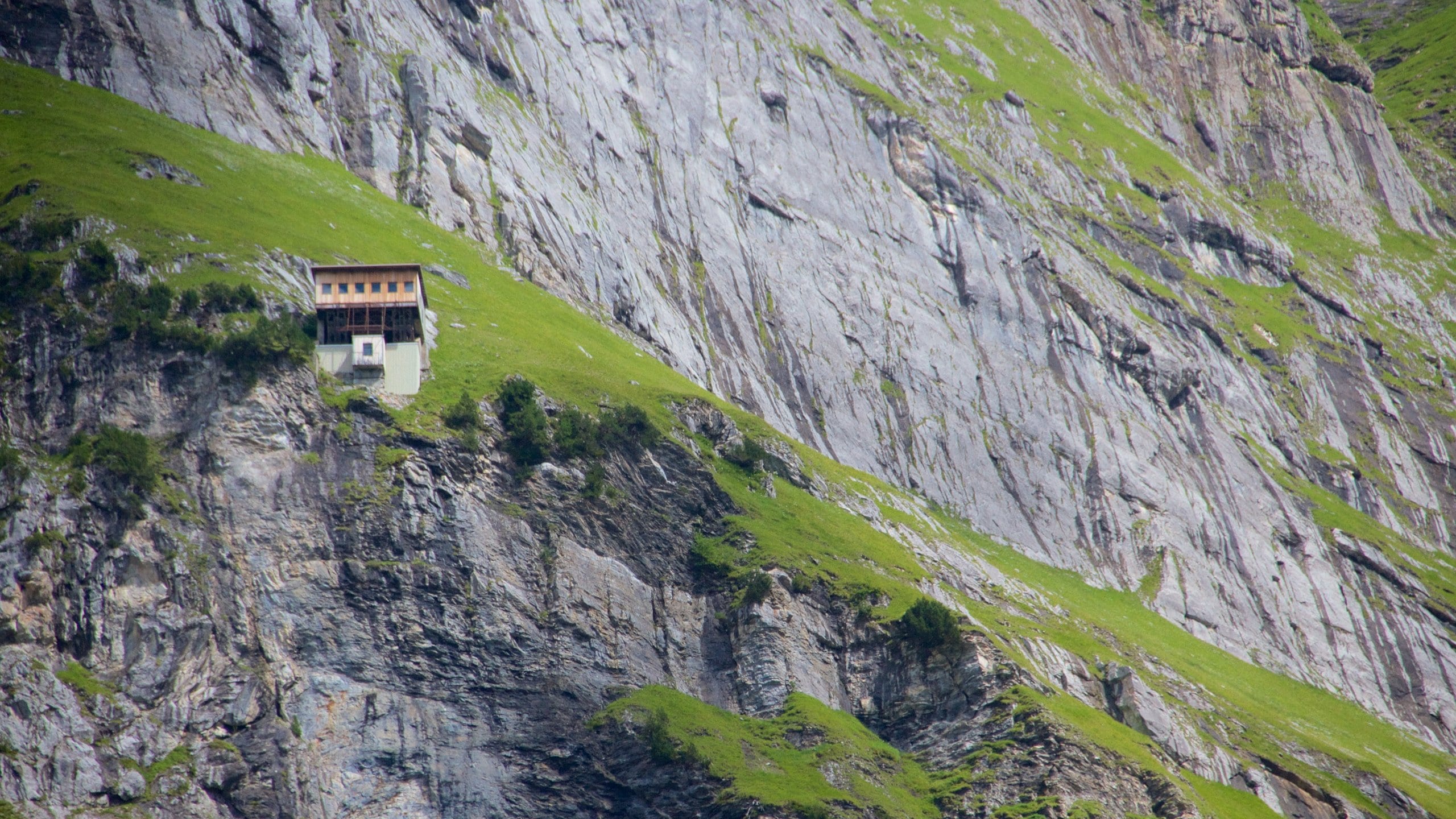 Grindelwald showing mountains and a house