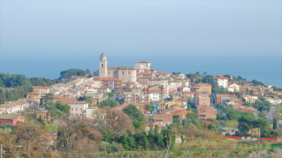 Sirolo featuring a city