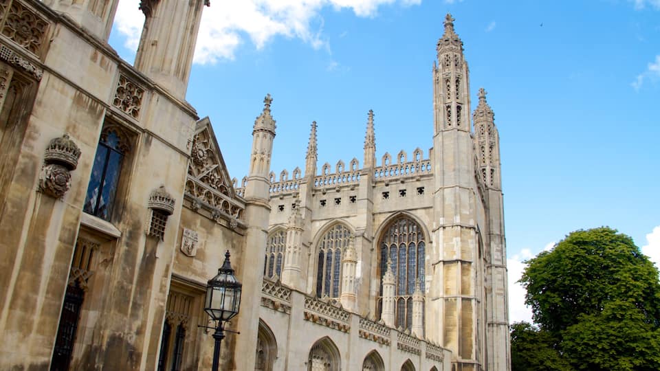 King\'s College showing heritage architecture, a church or cathedral and heritage elements