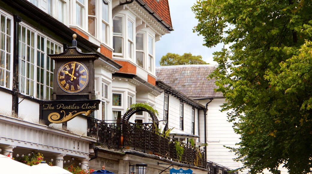 Pantiles featuring heritage architecture