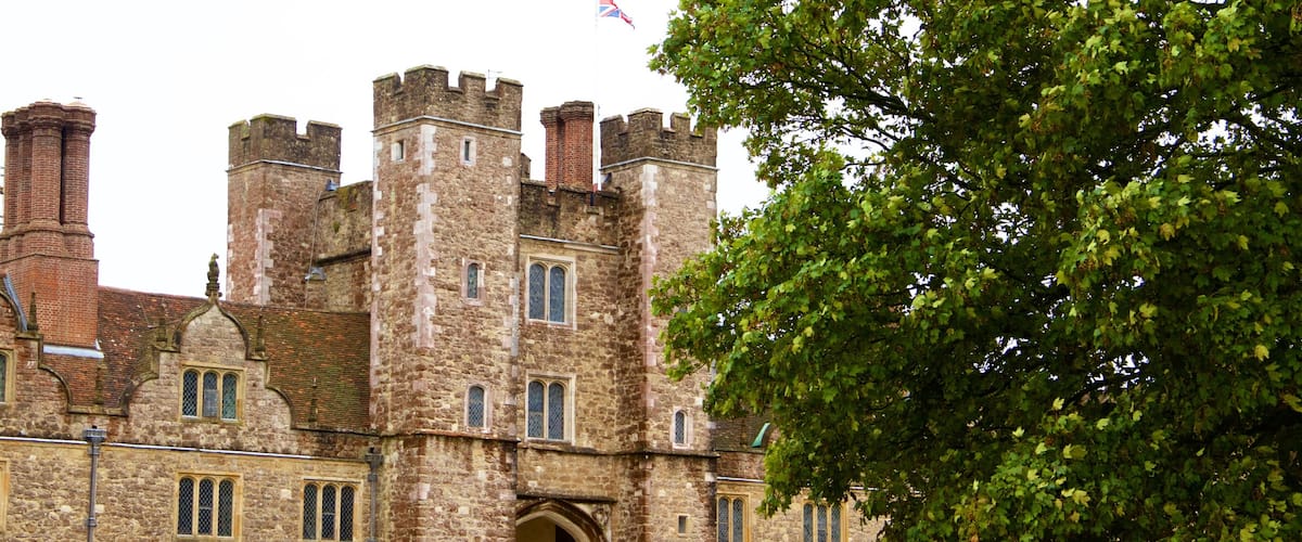 Knole mostrando castillo o palacio, patrimonio de arquitectura y elementos del patrimonio