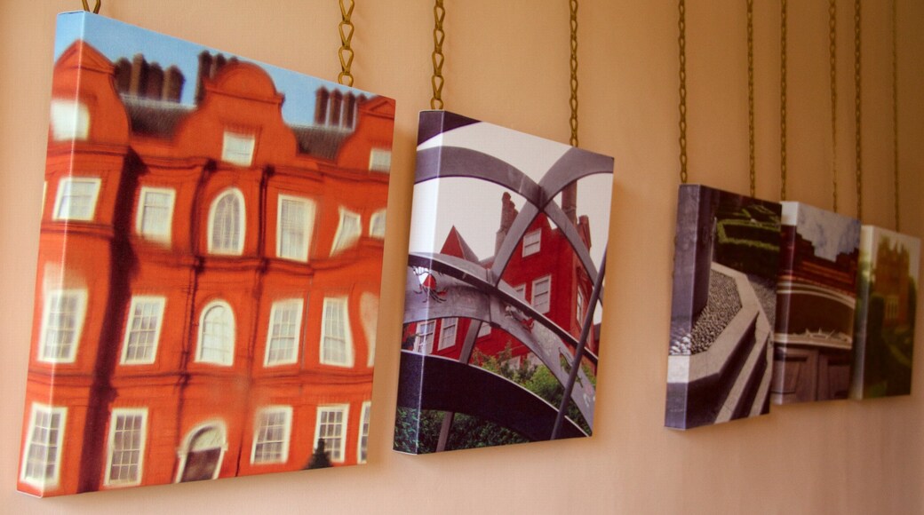 Kew Palace featuring art and interior views