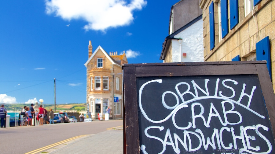 Marazion welches beinhaltet Beschilderung
