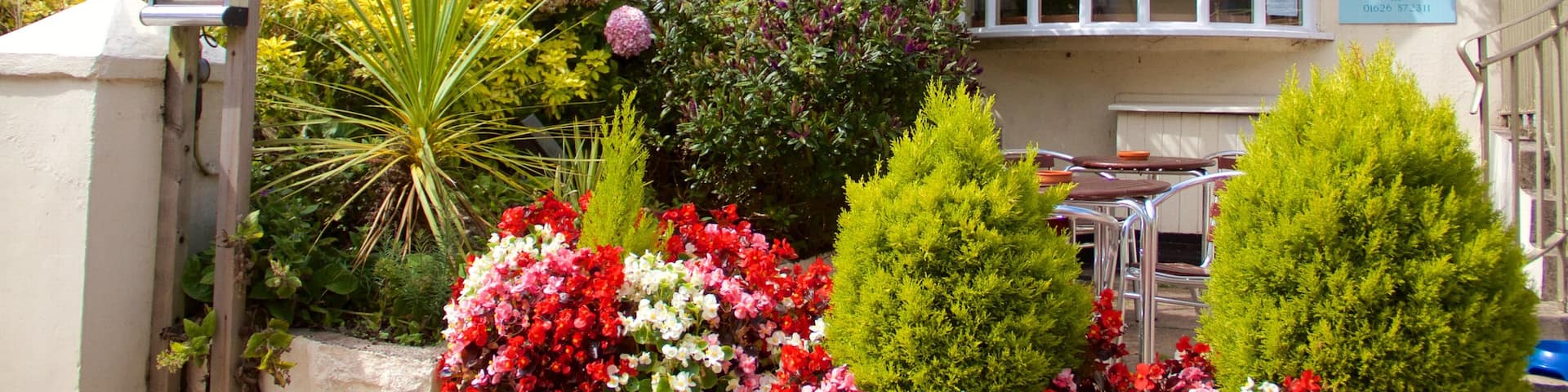 Teignmouth qui includes maison et fleurs