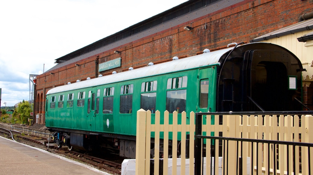 Royal Tunbridge Wells featuring railway items