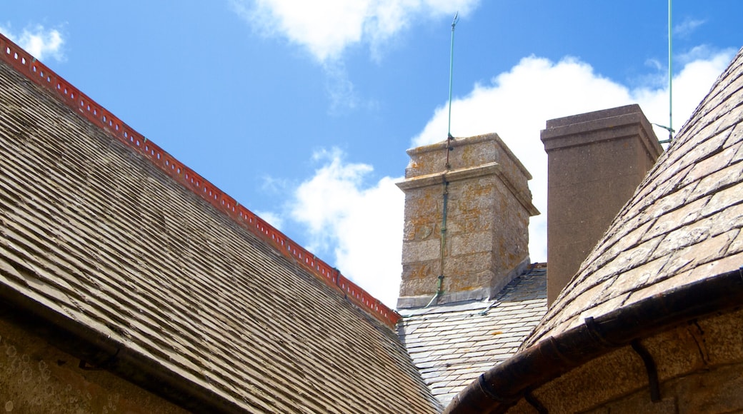 St. Michael\'s Mount featuring a castle, heritage architecture and heritage elements