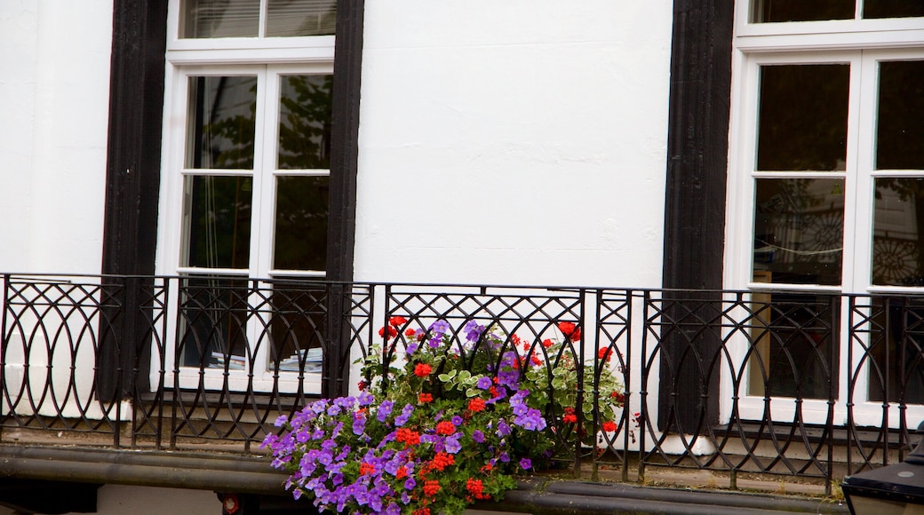 Pantiles mit einem Blumen