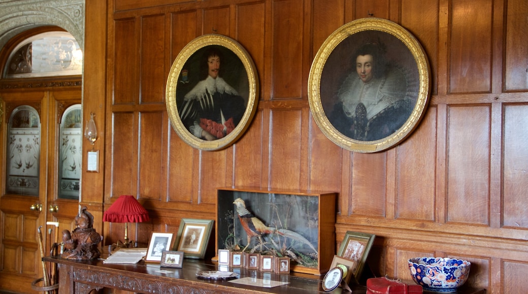 Lanhydrock showing heritage elements and interior views