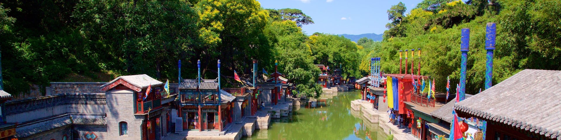 Summer Palace showing heritage elements and a river or creek