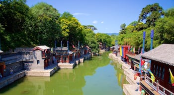 Summer Palace showing heritage elements and a river or creek