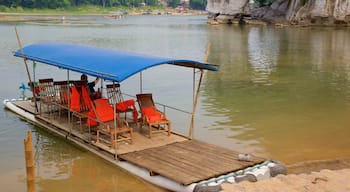 Elephant Trunk Hill featuring a ferry