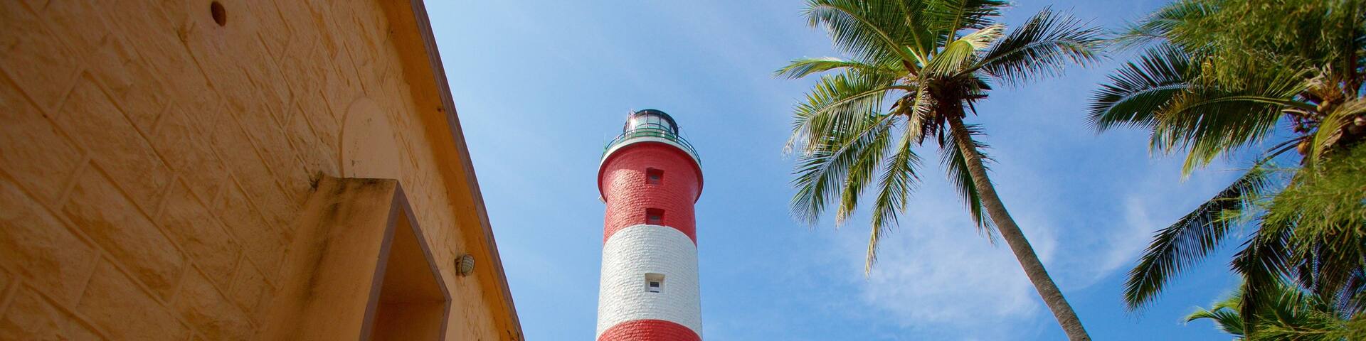 Lighthouse Beach showing a lighthouse