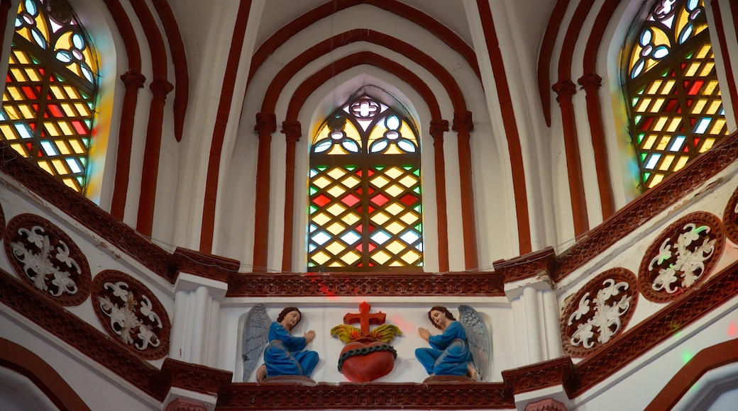 Sacred Heart of Jesus showing religious elements and interior views