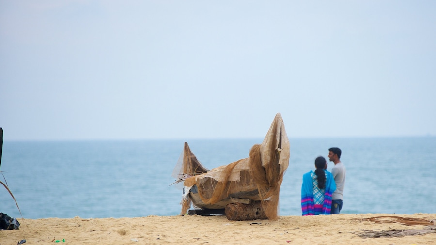 Marari Beach bevat een strand en ook een stel