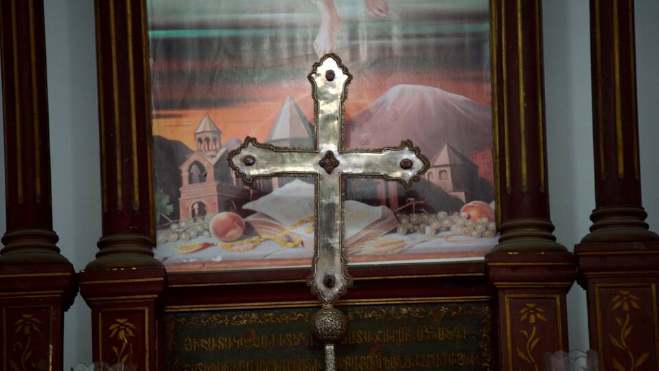 Igreja Armênia que inclui aspectos religiosos