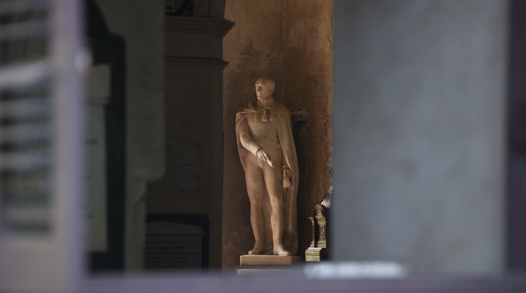 Chiesa di S. Maria mostrando chiesa o cattedrale e statua o scultura