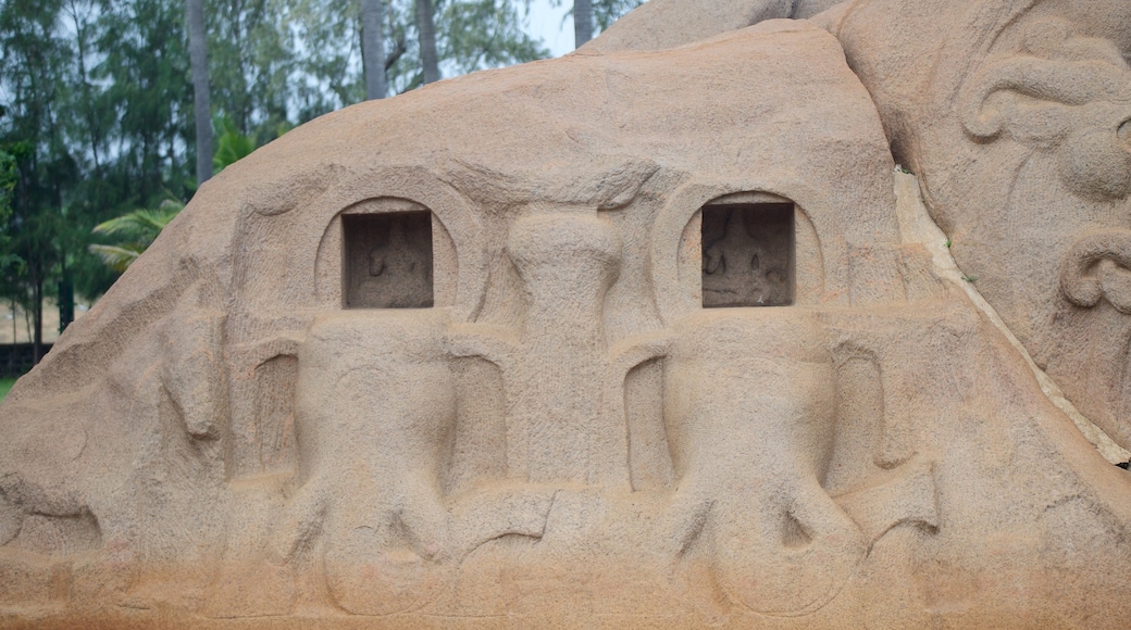 Tigerhulen som omfatter et monument og kulturarvsgenstande