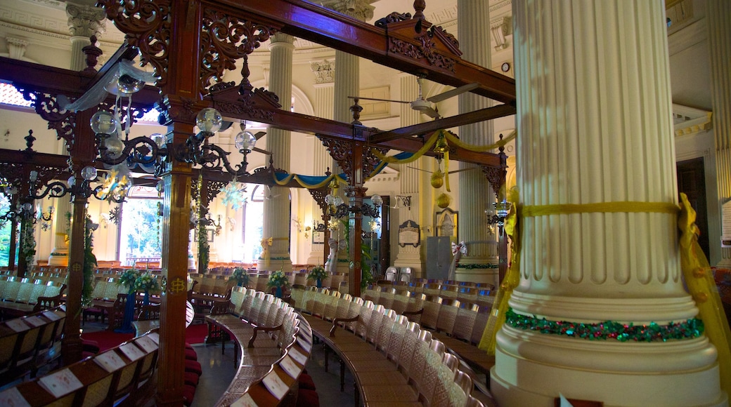 St. Andrew\'s Kirk showing a church or cathedral and interior views