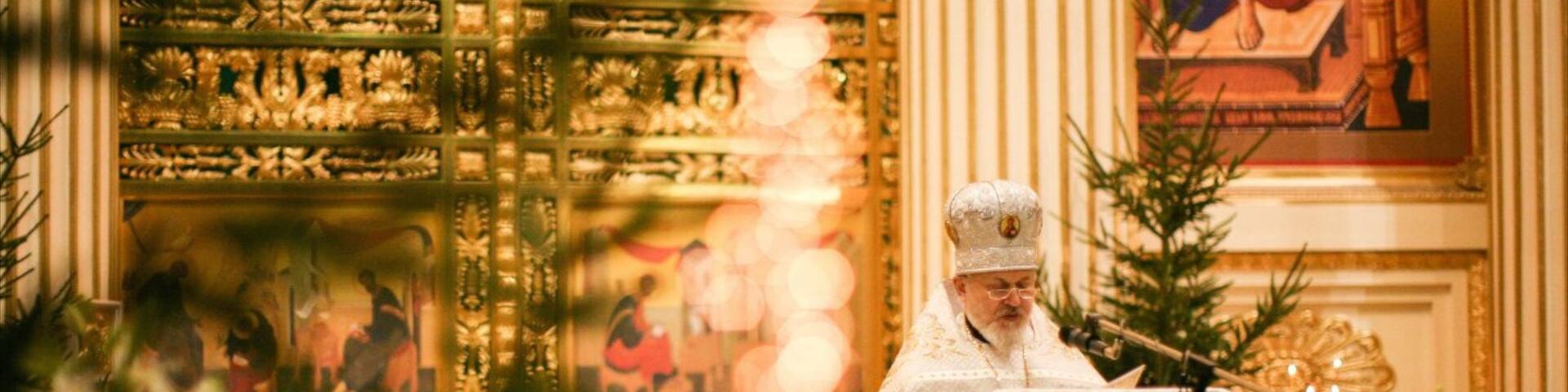 Trinity Cathedral which includes interior views, religious aspects and a church or cathedral