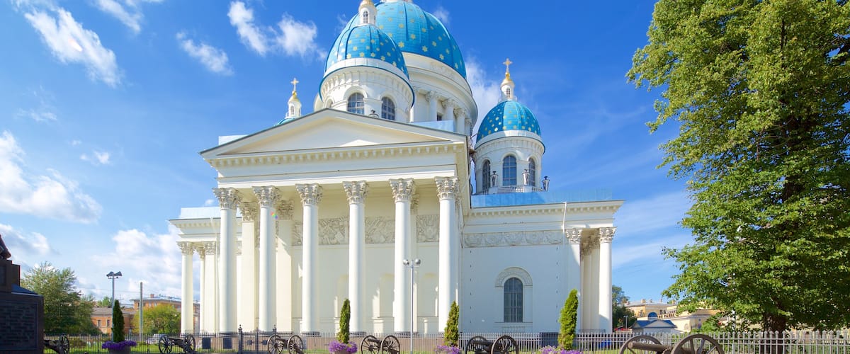 Dreifaltigkeits-Kathedrale mit einem historische Architektur