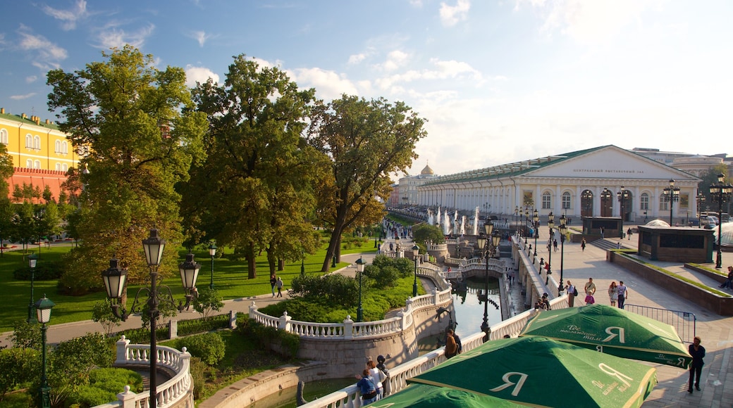 Alexander Gardens showing a park