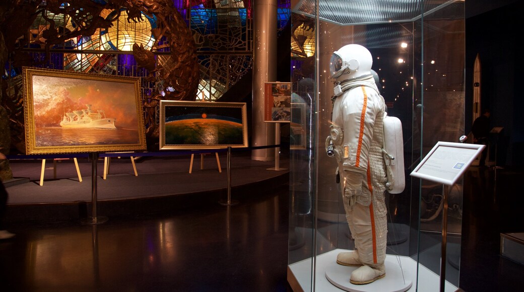 Museum of Cosmonautics showing interior views