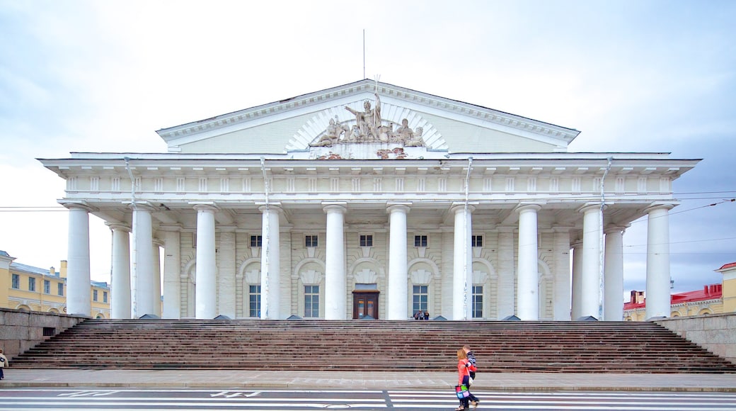 Strelka showing heritage architecture