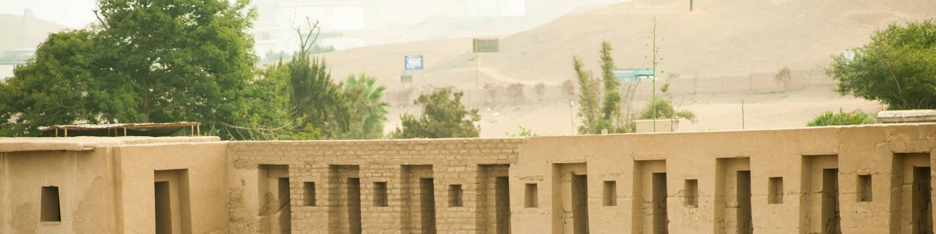 Pachacamac montrant scènes tranquilles et patrimoine historique