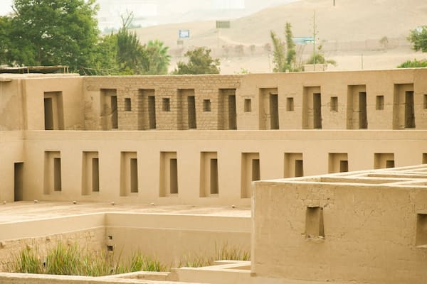 Pachacamac montrant scènes tranquilles et patrimoine historique