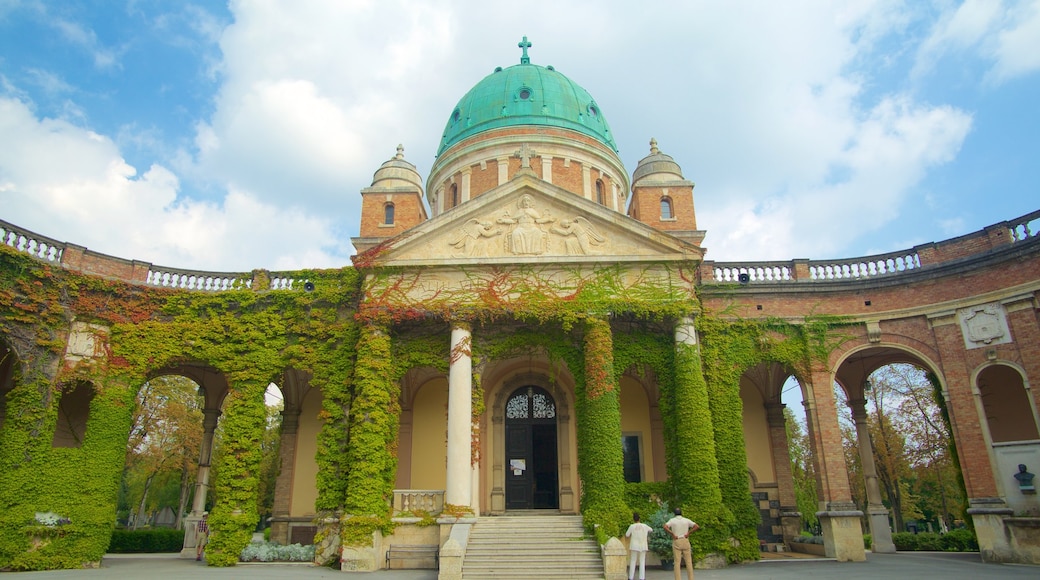 Cementerio Mirogoj mostrando arquitectura patrimonial