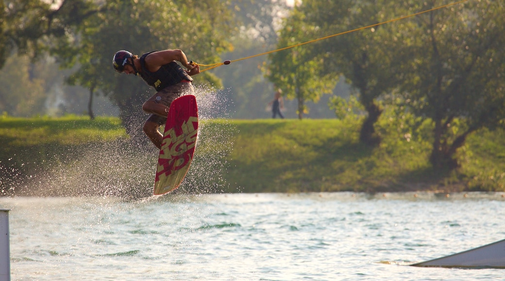 Jarun which includes water sports as well as an individual male