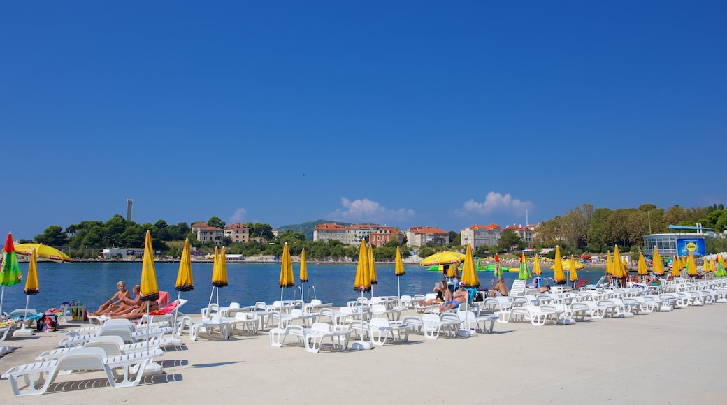 Bacvice Beach which includes a sandy beach