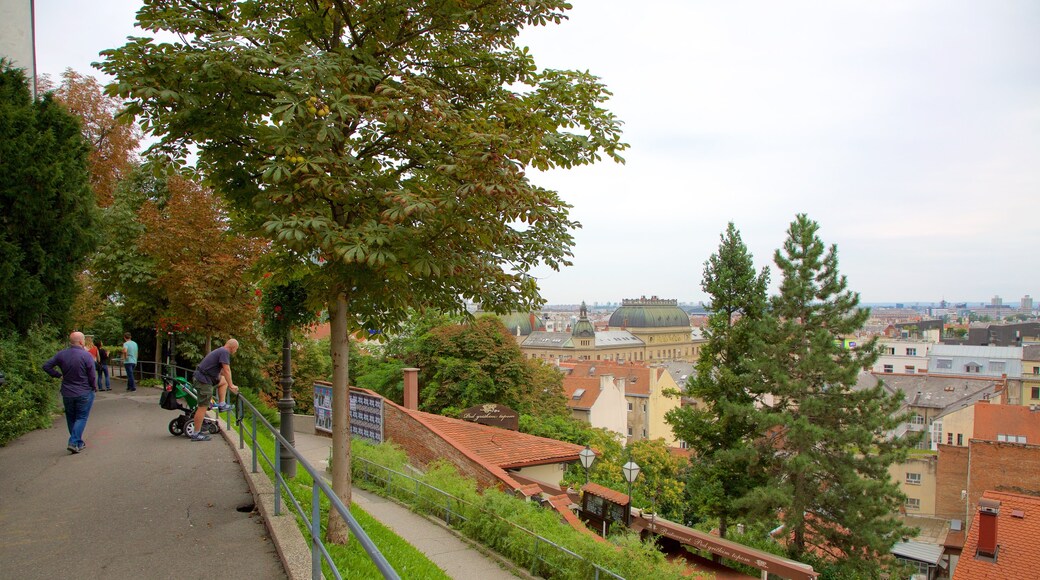 Upper Town showing a city