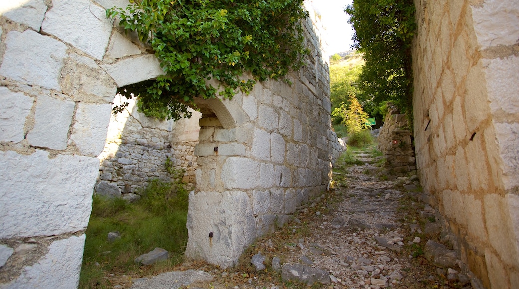 Podstrana showing a ruin