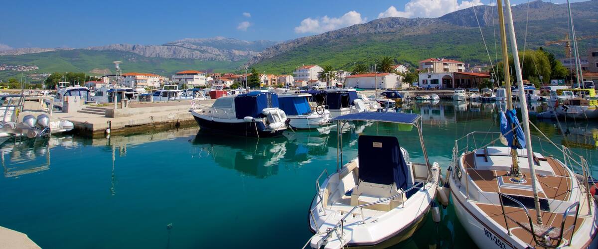 Podstrana which includes landscape views and a marina
