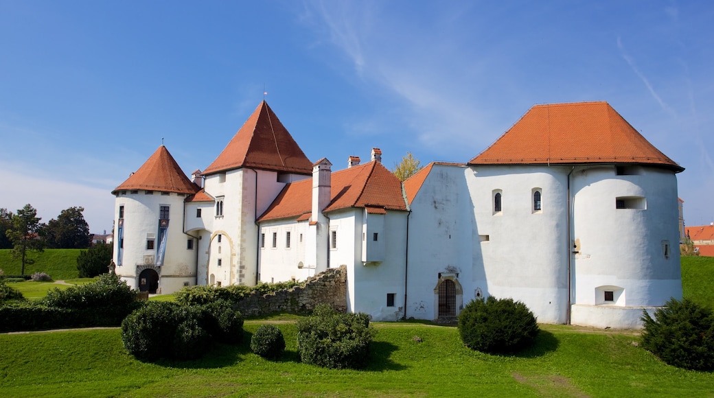 Varazdin som visar chateau eller palats