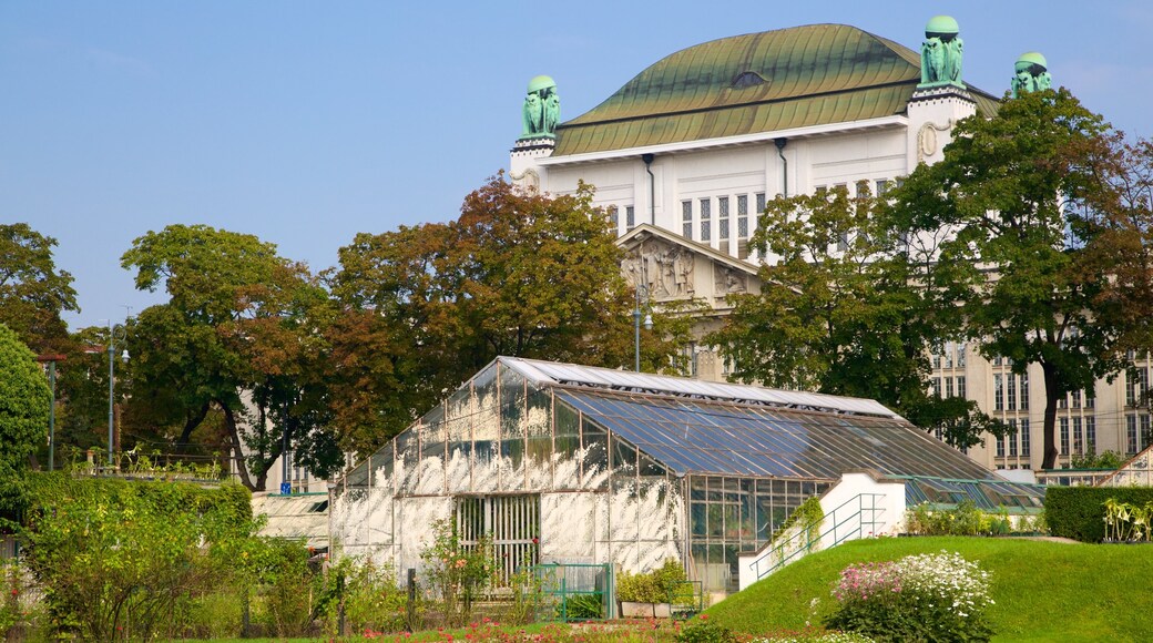 Jardín botánico ofreciendo un parque