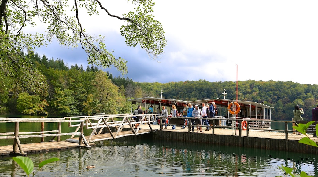 Plitvice Lakes National Park - Entrance 1 showing a lake or waterhole