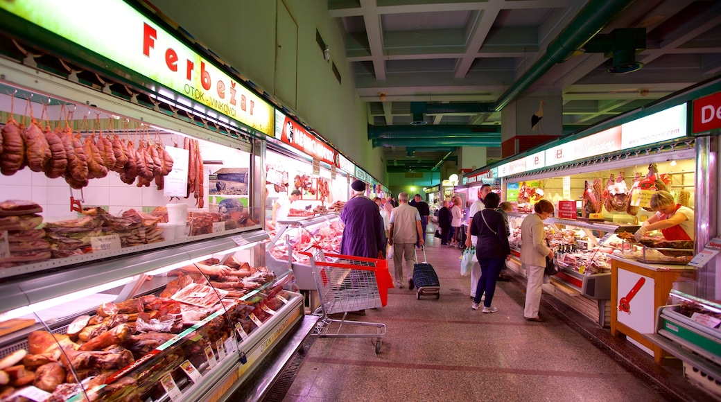 Dolac ofreciendo compras y comida